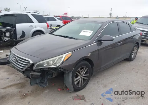 2017 Hyundai Sonata z USA, uszkodzony, nr VIN 5NPE24AF5HH514452
